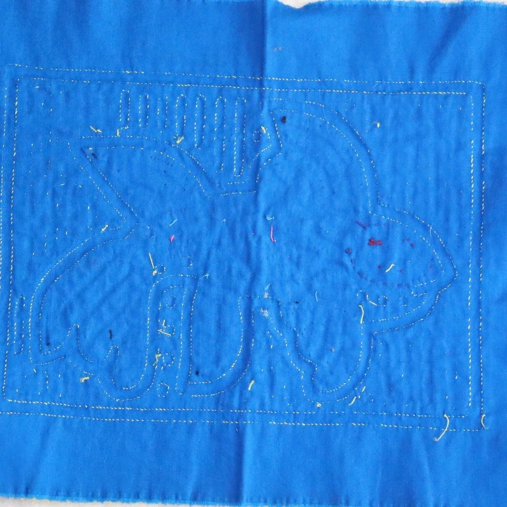 Vintage Kuna Mola Textile Panels OS Multi Unisex Folk Art Boho